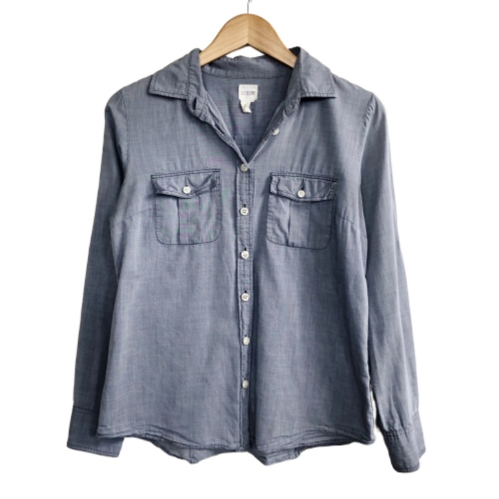 J. CREW FACTORY | Button Up Chambray Shirt